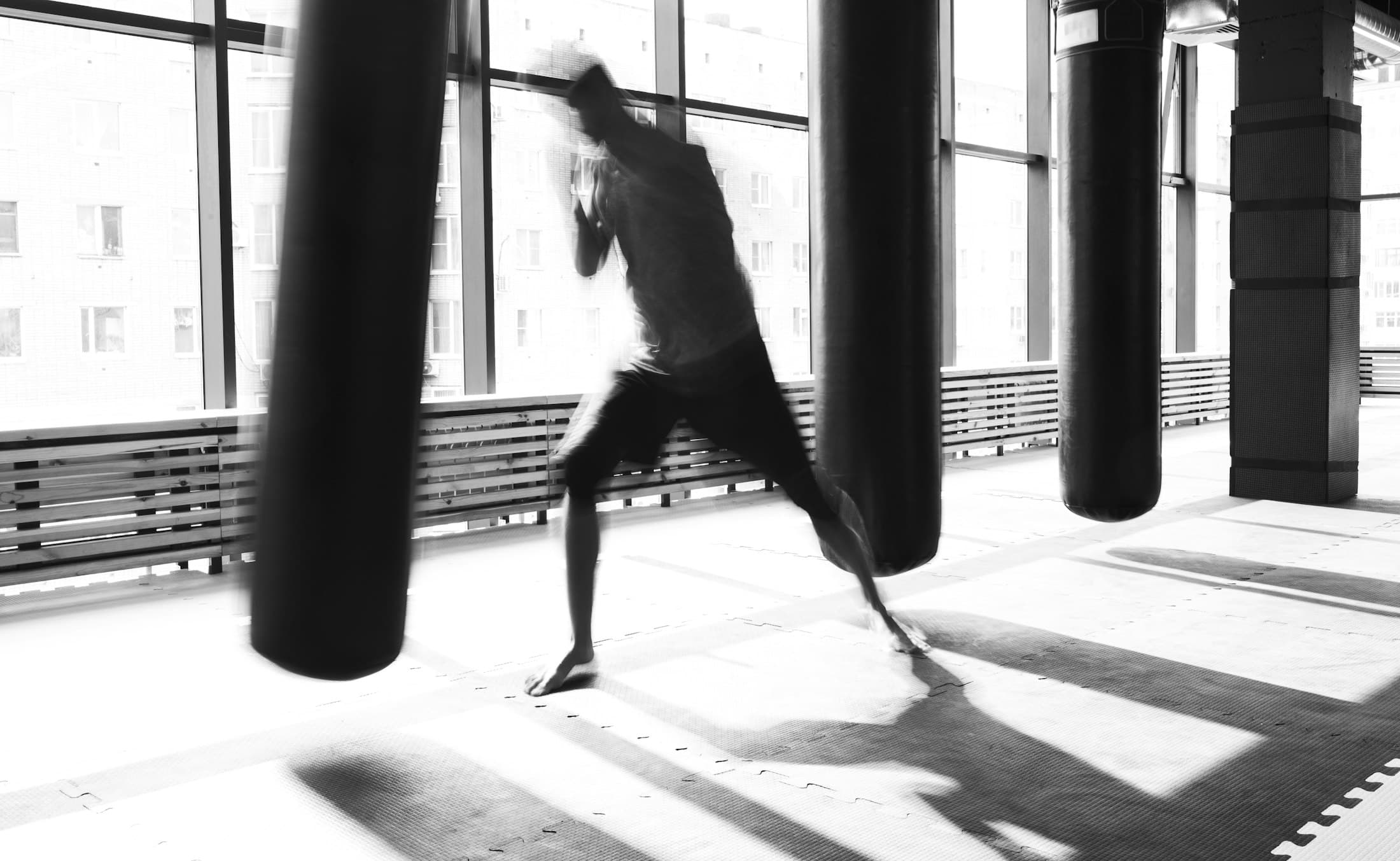 Entrenamiento de boxeo en TEAM BLACK